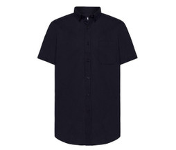 JHK JK611 - Elegant Mens Short Sleeve Poplin Shirt