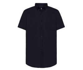 JHK JK611 - Elegant Men's Short Sleeve Poplin Shirt