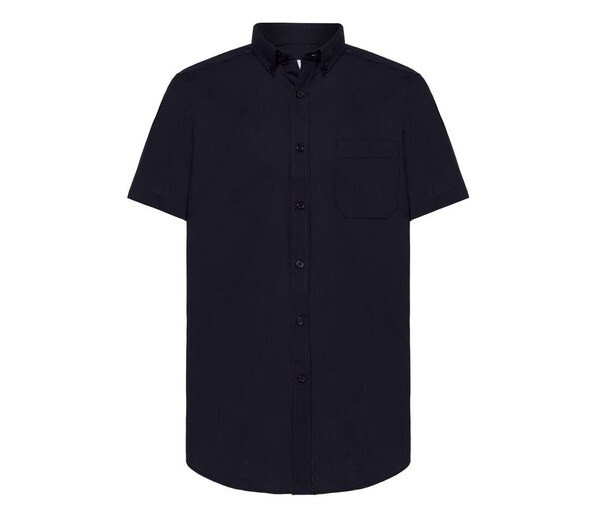 JHK JK611 - Elegant Men's Short Sleeve Poplin Shirt