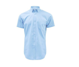 JHK JK611 - Elegant Mens Short Sleeve Poplin Shirt