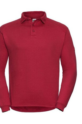 Russell JZ012 - Felpa con colletto a polo da uomo