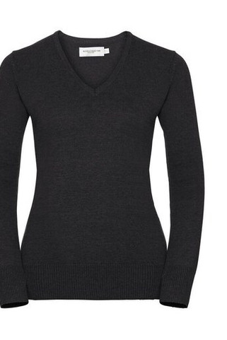 Russell Collection JZ10F - V-Ausschnitt Pullover Damen