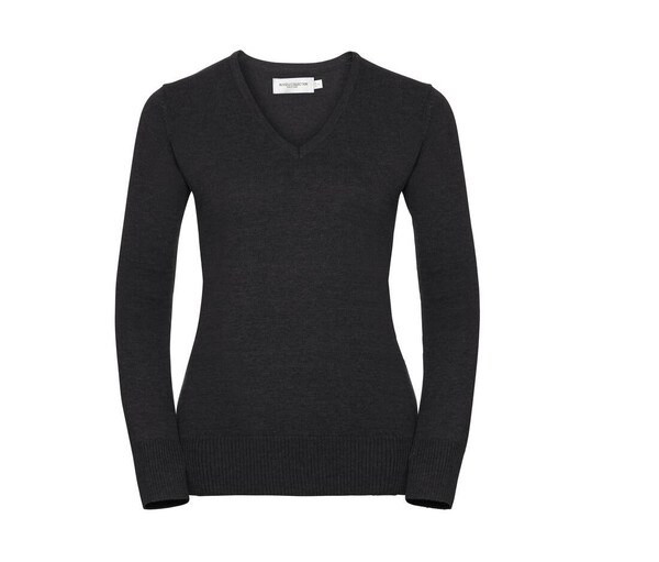 Russell Collection JZ10F - Mukava ja Tyylikäs V-Neck Neulepusero