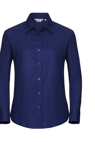 Russell Collection JZ32F - Long Sleeve Easy Care Oxford Shirt
