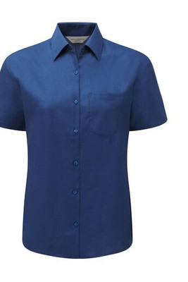 Russell Collection JZ35F - Dames Poplin Overhemd