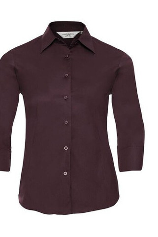 Russell Collection JZ46F - 3/4 Sleeve Fitted Shirt