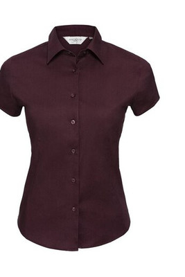 Russell Collection JZ47F - Camisa Justa De Senhora De Manga Curta