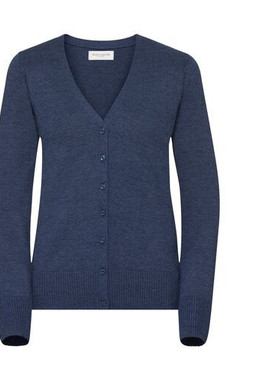 Russell Collection JZ715 - Cardigan Femme Col V Coton