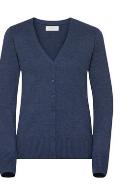 Russell Collection JZ715 - V-Neck Knitted Cardigan