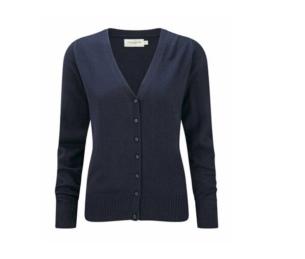 Colecția Russell JZ715 - Cardigan tricotat cu decolteu în V