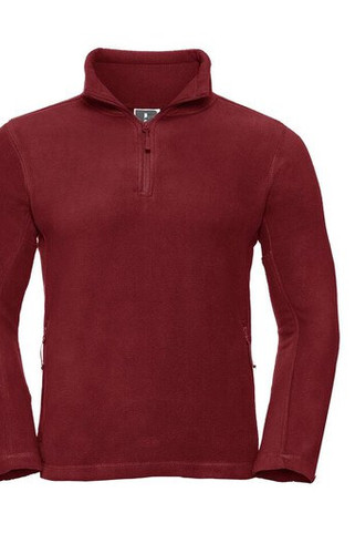 Russell JZ874 - Fleece Trucker Collar Zip Oberteil