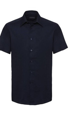 Russell Collection JZ923 - Classic Mens Fitted Oxford Shirt with Italian Collar