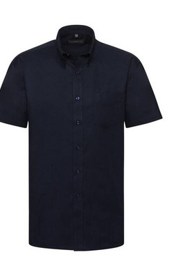Russell Collection JZ933 - Easy Care Oxford Overhemd Met Korte Mouw