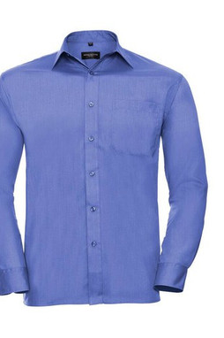 Russell Collection JZ934 - Classic Mens Poplin Shirt with Whalebone Collar