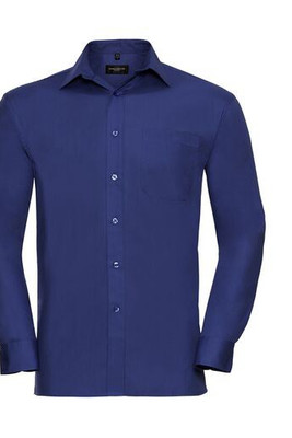 Russell Collection JZ936 - Chemise Popeline Homme 100% Coton