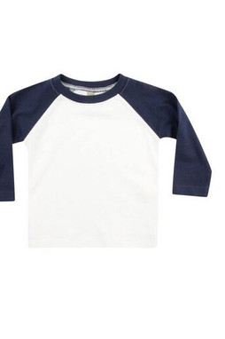 Larkwood LW025 - Long sleeved baseball T-shirt