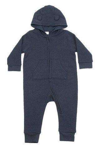 Larkwood LW070 - Cozy Winter Fleece Zipper Sleepsuit for Kids