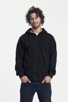 Neutral O63301 - Comfortabele Heren Hoodie met Rits en Kangoeroezak