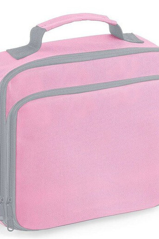 Quadra QD435 - Geantă frigorifică izolată cu fermoar pentru prânz cu buzunar frontal