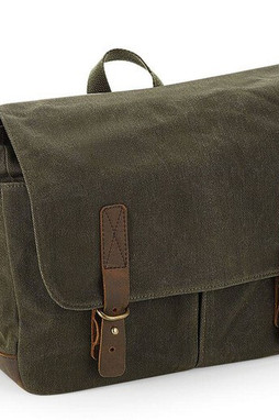 Quadra QD653 - Traditionele satchel van oliedoek
