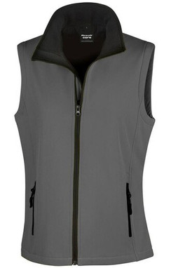 Result R232F - Ladies Slim Fit Softshell Bodywarmer with Zip Pockets