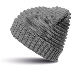 Result RC376 - Geflochtene Wintermütze mit Polartherm-Fleece