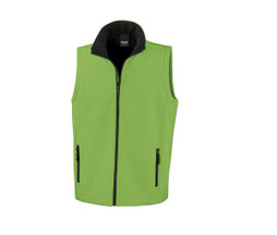 Result RS232 - Herren Winddichte Softshell Weste mit Fleece
