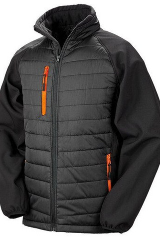 Result RS237 - Mens Quilted Softshell Jacket with Zippered Pockets