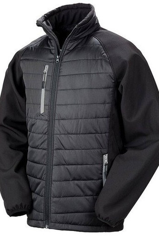 Result RS237 - Mens Quilted Softshell Jacket with Zippered Pockets
