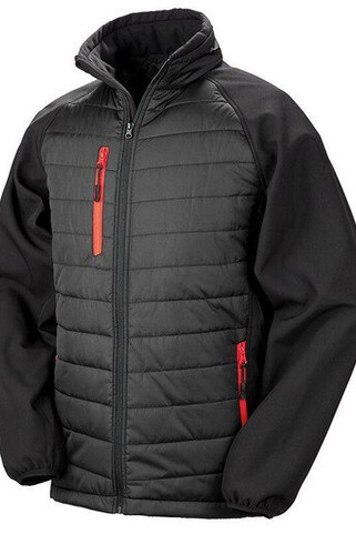 Result RS237 - Mens Quilted Softshell Jacket with Zippered Pockets