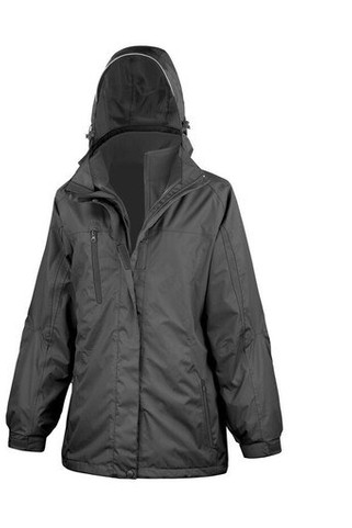Result RS400F - Versatile Womens Parka with Reflective Safety Features
