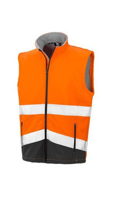 RESULT RS451 - Bodywarmer Softshell de travail haute visibilité