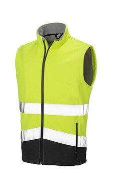 Result RS451 - Hög synlighet Work Softshell Bodywarmer