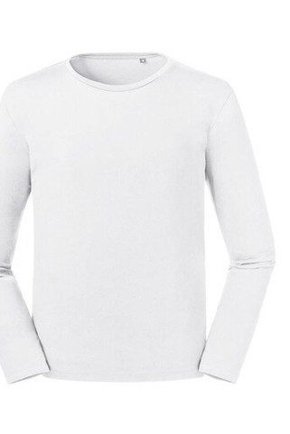 Russell RU100M - Miesten luomupuuvillainen pitkähihainen T-paita