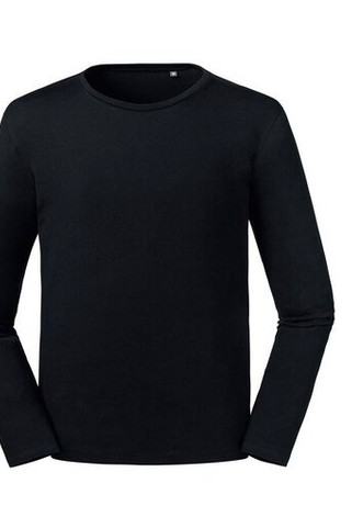 RUSSELL RU100M - Mens Organic Long Sleeve T-Shirt