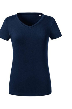 RUSSELL RU103F - T-shirt organique col V femme