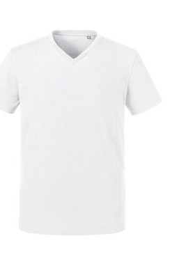 RUSSELL RU103M - Maglietta da uomo con scollo a V biologico