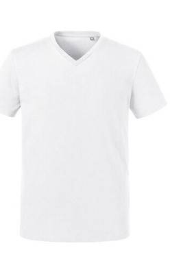 RUSSELL RU103M - T-shirt organique col V homme