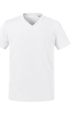 Russell RU103M - Miesten luomupuuvillainen V-kaula-aukkoinen T-paita