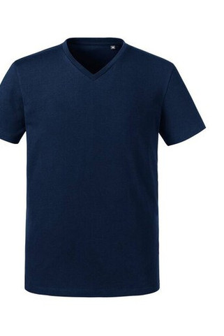 RUSSELL RU103M - Mens organic V-neck T-shirt