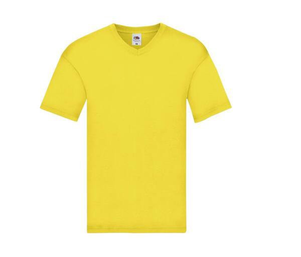 Fruit of the Loom SC224 - Men's Classic Cotton V-Neck Tee for Summer