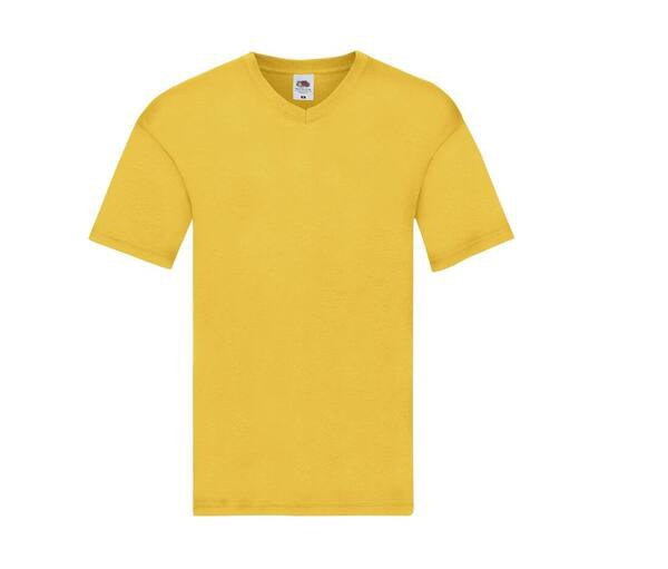Fruit of the Loom SC224 - Men's Classic Cotton V-Neck Tee for Summer