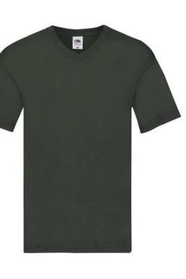 Fruit of the Loom SC224 - Men's Classic Cotton V-Neck Tee for Summer
