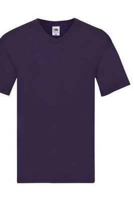 Fruit of the Loom SC224 - Men's Classic Cotton V-Neck Tee for Summer