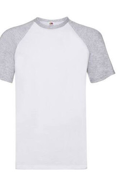 Fruit of the Loom SC237 - Short Sleeve Baseball T (61-026-0)