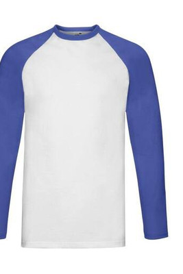 Fruit of the Loom SC238 - T-Shirt Manches Longues Homme 100% Coton