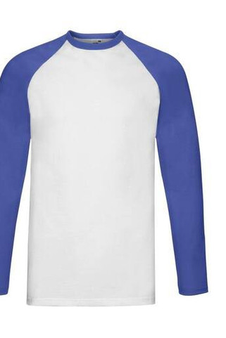 Fruit of the Loom SC238 - Herren Langarm T-Shirt 100% Baumwolle