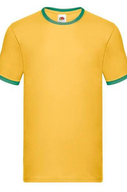 Fruit of the Loom SC245 - T-Shirt Homme Ringer 100% Coton