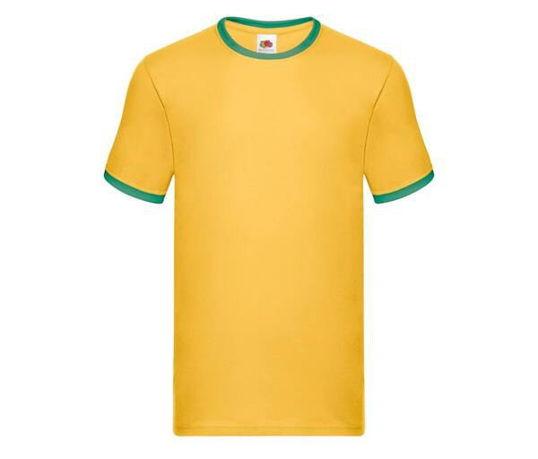 Fruit of the Loom SC245 - Ringer herre T-shirt 100% bomuld