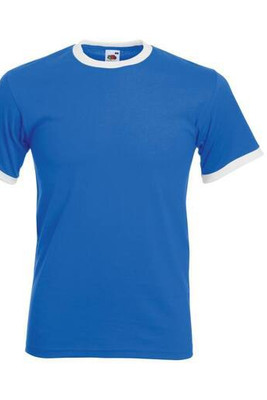 Fruit of the Loom SC245 - Ringer Men's T-Shirt 100% Cotton